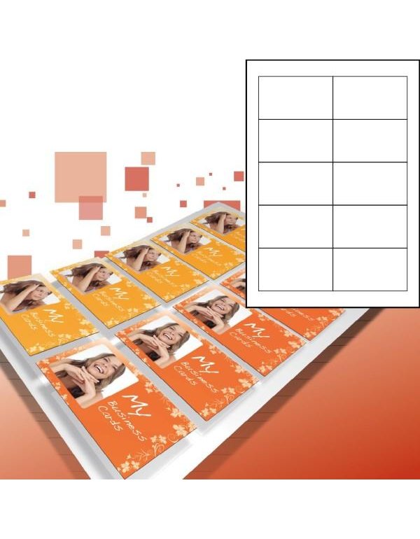 ΧΑΡΤΙ RAYFILM INK-JET BUSINESS CARDS (84x54cm) 10φ.