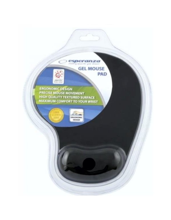 MOUSE PAD ESPERANZA GEL ΜΑΥΡΟ
