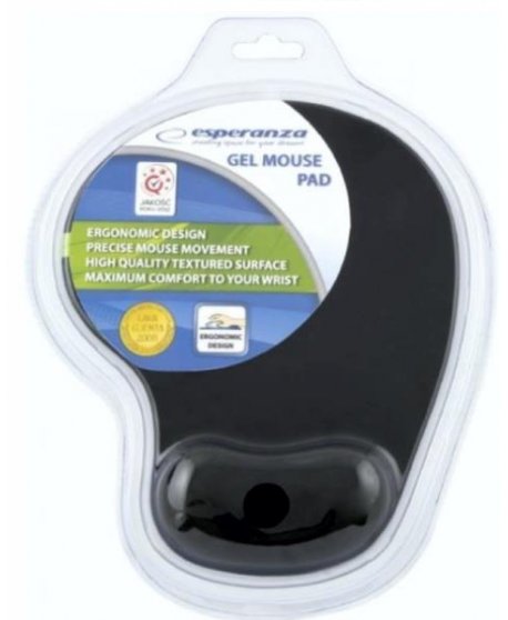 MOUSE PAD ESPERANZA GEL ΜΑΥΡΟ