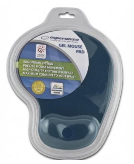 MOUSE PAD ESPERANZA GEL ΜΠΛΕ