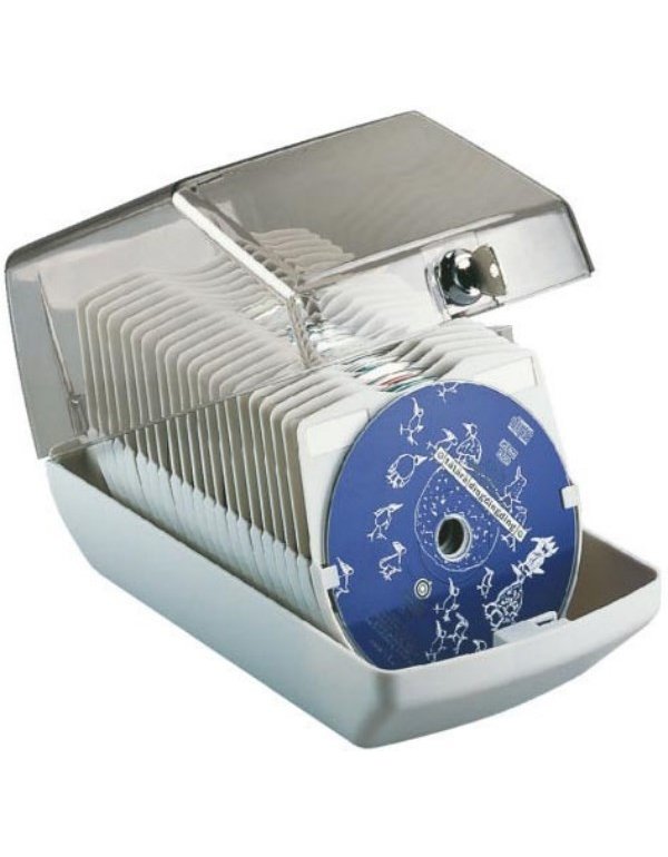 ΘΗΚΗ ESSELTE 90954 CD/40Θ ΜΕ ΚΛΕΙΔΙ ΓΚΡΙ
