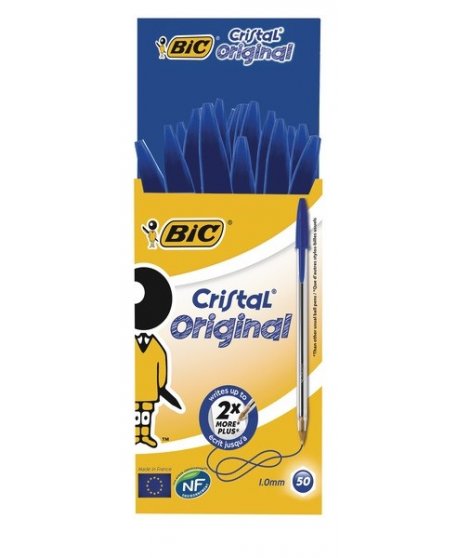 ΣΤΥΛΟ ΔΙΑΡΚΕΙΑΣ BIC CRISTAL ORIGINAL  ΚΟΥΤΙ 50τεμ.