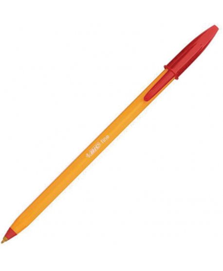  BIC ΣΤΥΛΟ CRISTAL ORANGE F ΚΟΚΚΙΝΟ 