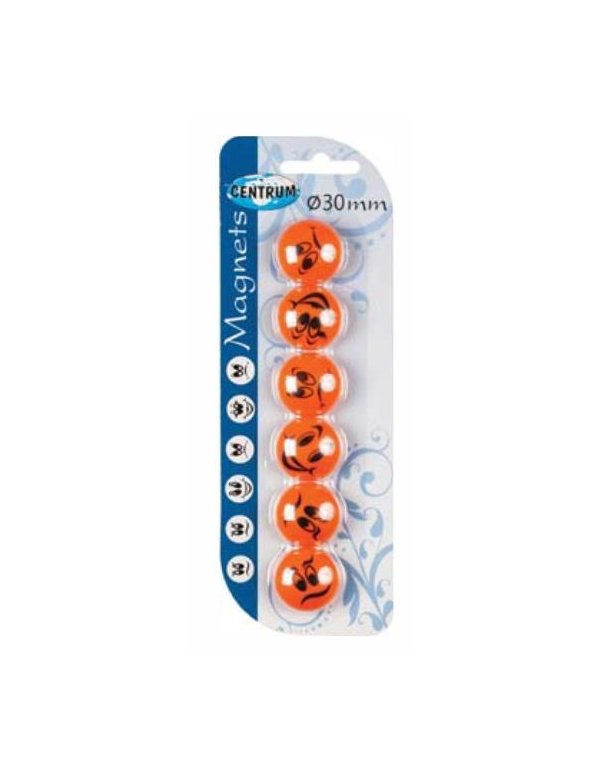 ΜΑΓΝΗΤΕΣ CENTRUM SMILE 30mm ( μπλίστερ 6τεμ.)