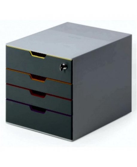 ΣΥΡΤΑΡΟΘΗΚΗ DURABLE VARICOLOR 2+2 ΣΥΡΤΑΡΙΑ ΦΑΡΔΙΑ ΜΕ ΚΛΕΙΔΙ