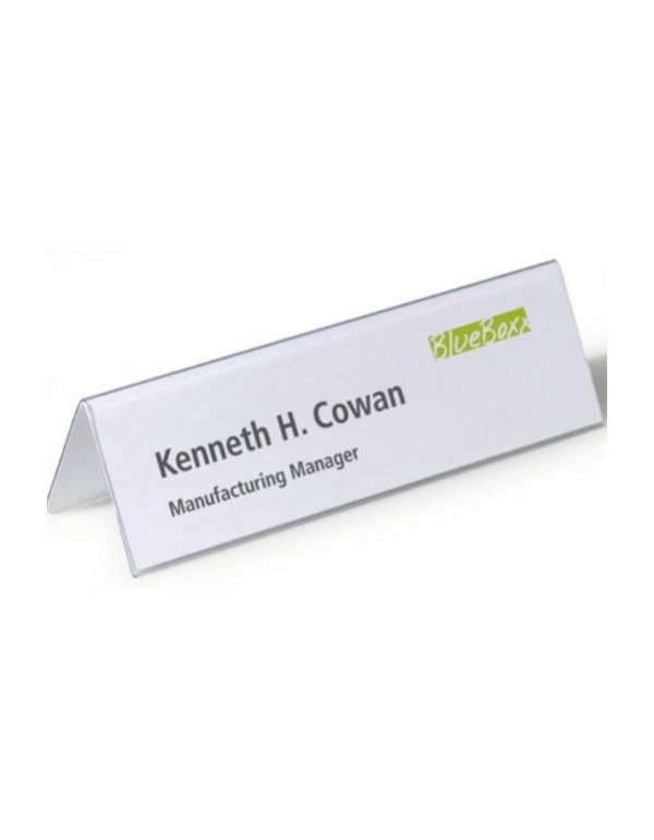 ΘΗΚΗ PVC Λ NAME HOLDER 61mm/122x210mm
