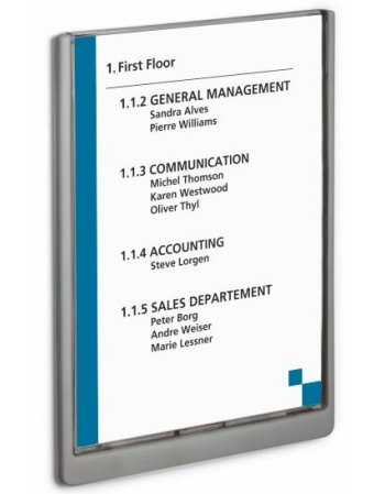 ΤΑΜΠΕΛΑ ΣΗΜΑΝΣΗΣ DURABLE ΤΟΙΧΟΥ A4