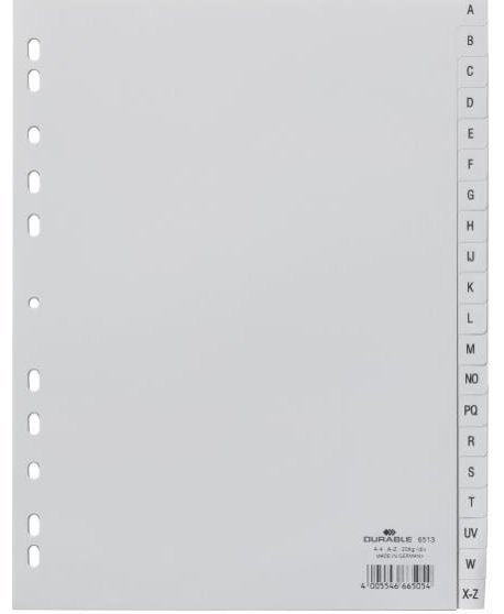 ΕΥΡΕΤΗΡΙΑ ΚΛΑΣΕΡ ΠΛΑΣΤΙΚΑ DURABLE Α4 ΕΛΛΗΝΙΚΑ