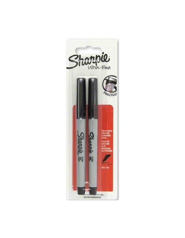 SHARPIE ΜΑΡΚΑΔΟΡΟΙ ΑΝΕΞΙΤΗΛΟΙ ULTRA FINE MAYΡΟ 2TEM.