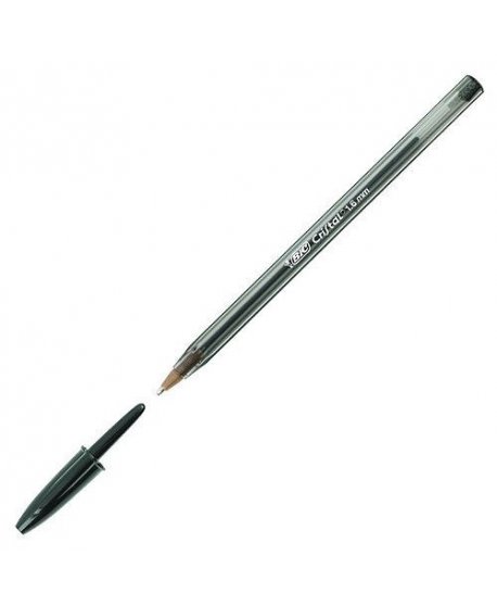 ΣΤΥΛΟ BIC CRISTAL LARGE 1.6mm ΜΑΥΡΟ