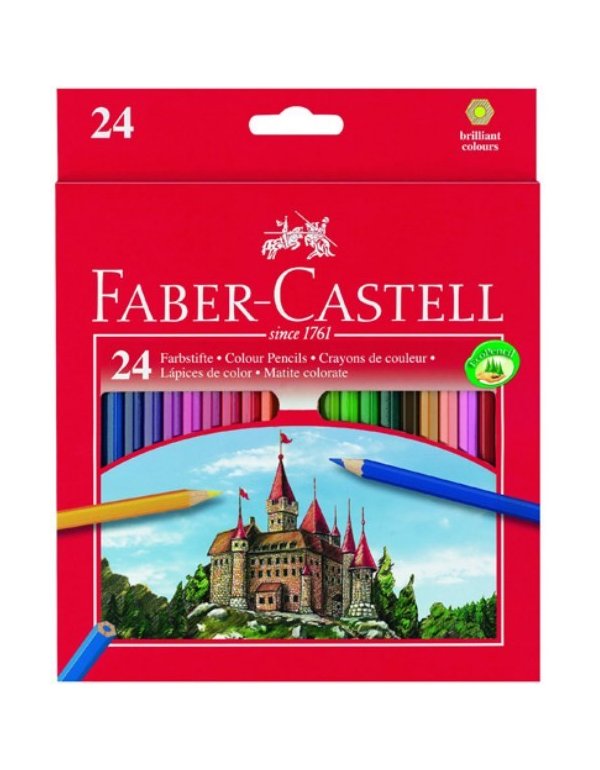 ΞΥΛΟΜΠΟΓΙΕΣ FABER CASTELL 24TEM. + ΞΥΣΤΡΑ