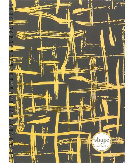 ΤΕΤΡΑΔΙΟ ΣΠΙΡΑΛ SHAPE GOLD 1 A4 1Θ.