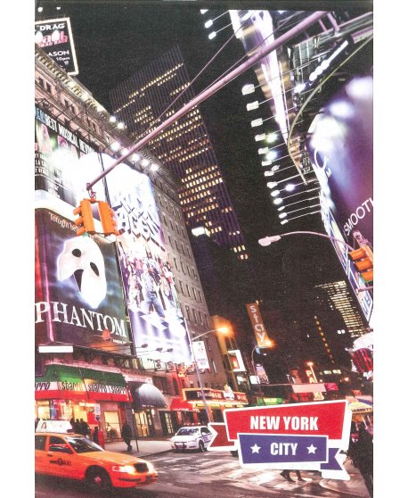 ΤΕΤΡΑΔΙΟ ΚΑΡΦΙΤΣΑ SALKO A4 CITIES NEW YORK
