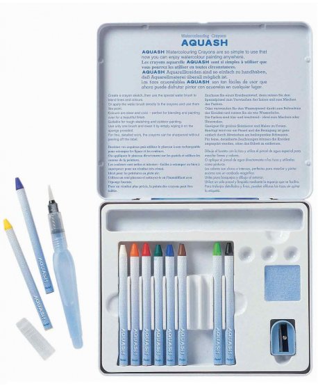 PENTEL ΚΑΣΕΤΙΝΑ ΖΩΓΡΑΦΙΚΗΣ ΜΕ ΚΗΡΟΜΠΟΓΙΕΣ ΚΑΙ ΠΙΝΕΛΟ ΝΕΡΟΥ AQUASH