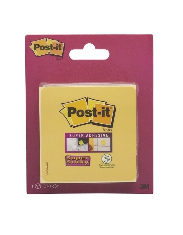 ΚΥΒΟΣ 76x76 ΚΙΤΡΙΝΟΣ SUPΕR STICKY (270φ)
