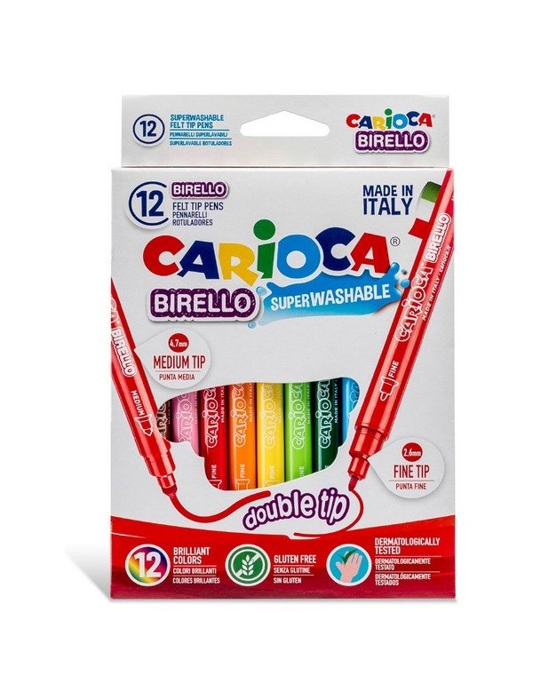 CARIOCA ΜΑΡΚΑΔΟΡΟΣ BIRELLO SUPER WASHABLΕ 12 ΤΕΜ.