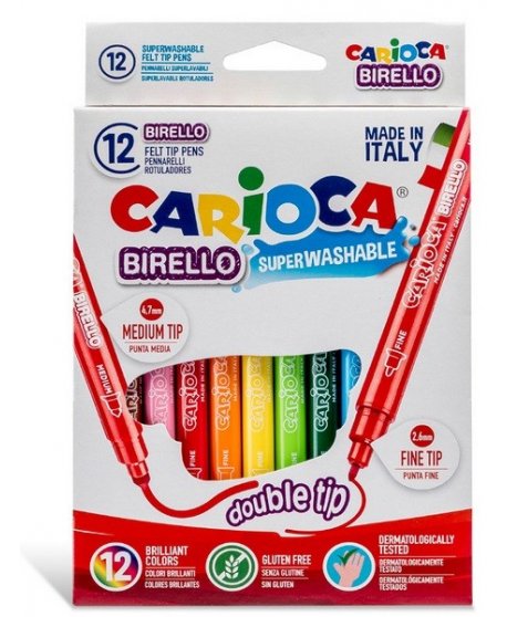CARIOCA ΜΑΡΚΑΔΟΡΟΣ BIRELLO SUPER WASHABLΕ 12 ΤΕΜ.