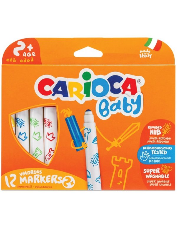 ΜΑΡΚΑΔΟΡΟΙ CARIOCA BABY 6τεμ.