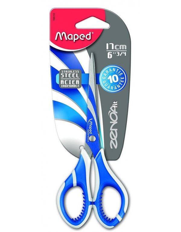 ΨΑΛΙΔΙ MAPED ZENOA STEEL 17cm ΛΕΥΚΟ/ΜΠΛΕ