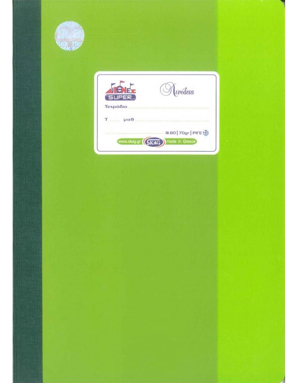 ΤΕΤΡΑΔΙΟ ΛΙΝΟΔΕΤΟ SKAG ΠΡΑΣΙΝΟ 60φ.