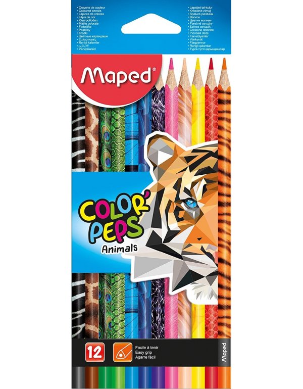 ΞΥΛΟΜΠΟΓΙΕΣ MAPED ΑΓΡΙΑ ΖΩΑ 12ΤΕΜ.