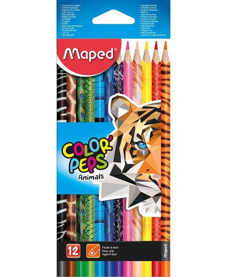 ΞΥΛΟΜΠΟΓΙΕΣ MAPED ΑΓΡΙΑ ΖΩΑ 12ΤΕΜ.