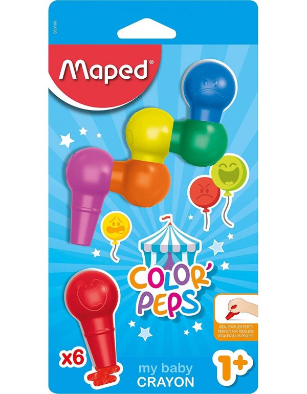 KΗΡΟΜΠΟΓΙΑ MAPED BABY ΛΑΒΗΣ 6ΤΕΜ.