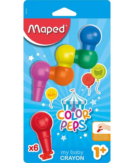 KΗΡΟΜΠΟΓΙΑ MAPED BABY ΛΑΒΗΣ 6ΤΕΜ.