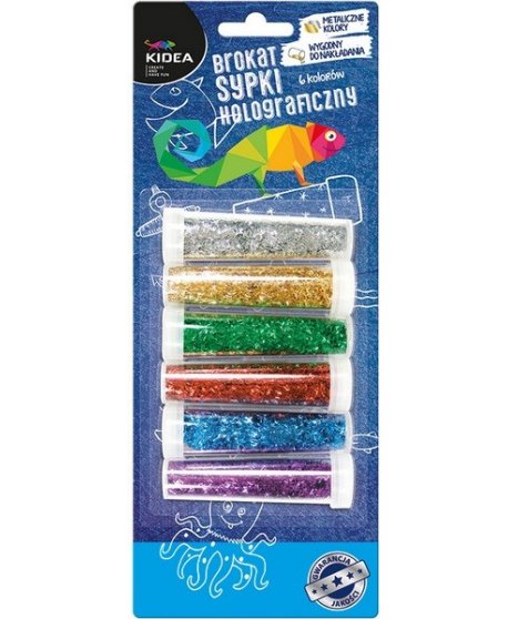 ΧΡΥΣΟΣΚΟΝΗ KIDEA 6 ΧΡΩΜΑΤΑ 6 x 5.5gr 