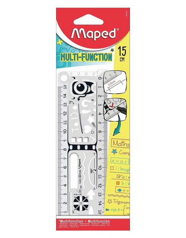 ΧΑΡΑΚΑΣ ΣΤΕΝΣΙΛ MAPED MULTI-FUNCTION 15cm