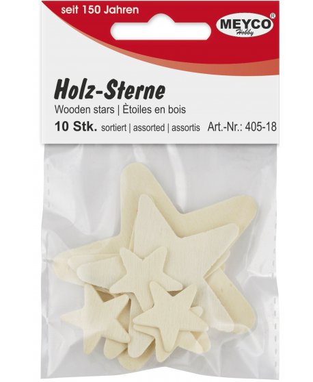 ΞΥΛΙΝΑ ΣΧΗΜΑΤΑ ΑΣΤΕΡΙΑ 10 τεμ.