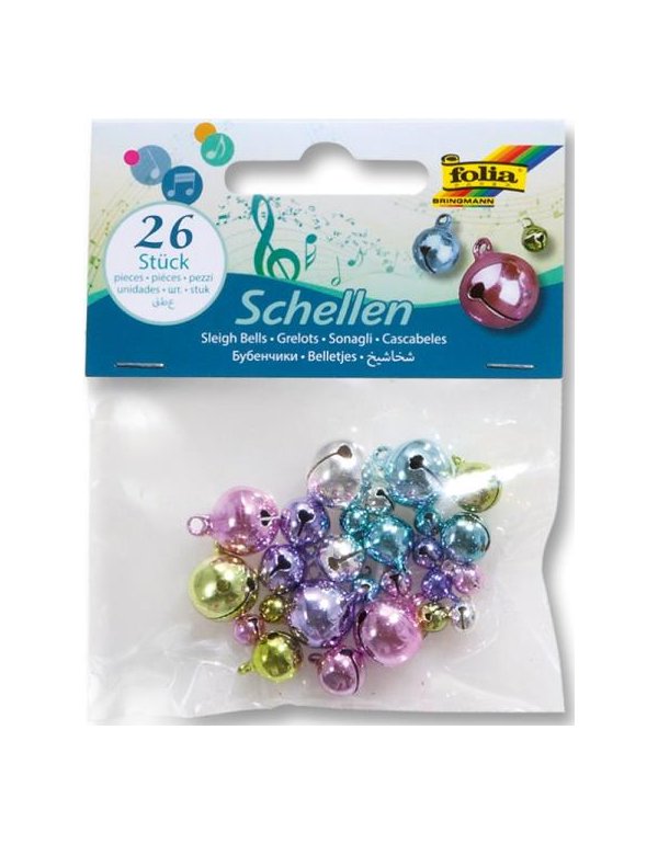 ΚΟΥΔΟΥΝΑΚΙΑ FOLIA ΜΕΤΑΛΛΙΖΕ ΠΑΛ ΧΡΩΜ. ΔΙΑΦΟΡΑ ΜΕΓΕΘΗ 26τεμ.