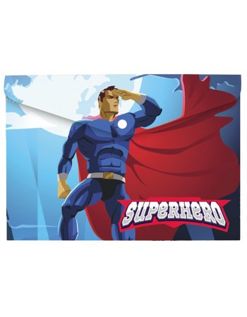 ΦΑΚΕΛΟΣ ΚΟΥΜΠΙ Α4 SALKO SUPERHEROES