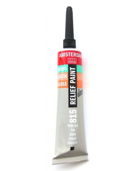 ΠΕΡΙΓΡΑΜΜΑ TALENS AMSTERDAM RELIEF PAINT 20ml PEWTER