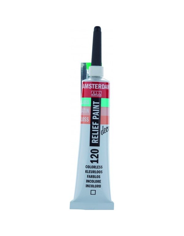 ΠΕΡΙΓΡΑΜΜΑ TALENS AMSTERDAM RELIEF PAINT 20ml ΔΙΑΦΑΝΟ