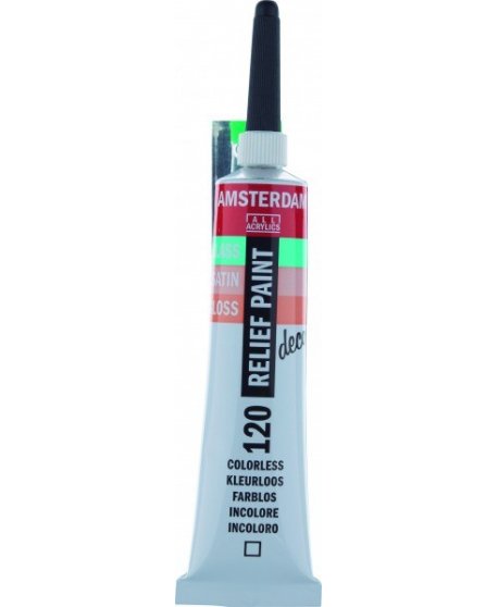 ΠΕΡΙΓΡΑΜΜΑ TALENS AMSTERDAM RELIEF PAINT 20ml ΔΙΑΦΑΝΟ