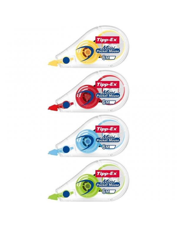 ΔΙΟΡΘΩΤΙΚΗ ΤΑΙΝΙΑ TIPP-EX MINI POCKET MOUSE FASHION 6m x 4.2mm