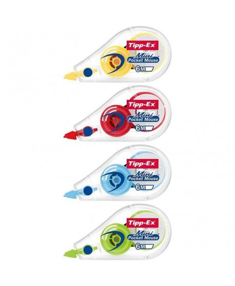 ΔΙΟΡΘΩΤΙΚΗ ΤΑΙΝΙΑ TIPP-EX MINI POCKET MOUSE FASHION 6m x 4.2mm