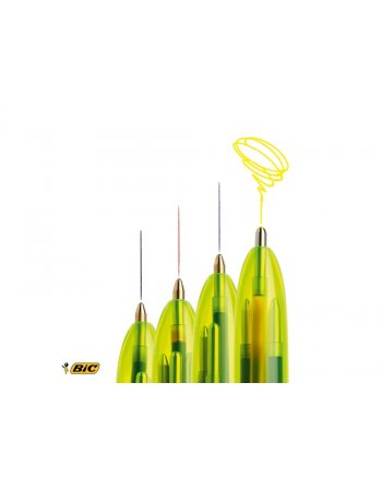 ΣΤΥΛΟ ΒΙC 4 COLORS FLUO 4 XΡΩΜΑΤΑ
