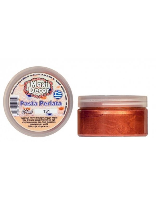 ΠΑΣΤΑ MAXI DECO PERLE ΜΑΝΤΑΡΙΝΙ ΜΠΡΟΝΖΕ 131 100ml