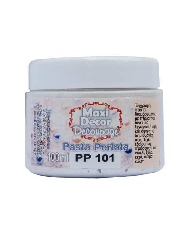 ΠΑΣΤΑ MAXI DECO PERLE ΙΒΟΥΑΡ 101 100ml