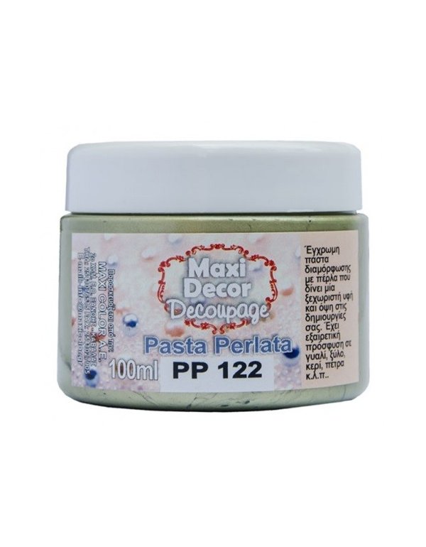 ΠΑΣΤΑ MAXI DECOR PERLE ΛΑΔΙ 122 100ml