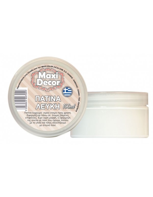 ΠΑΤΙΝΑ ΝΕΡΟΥ MAXI DECOR ΛΕΥΚΗ 100ml