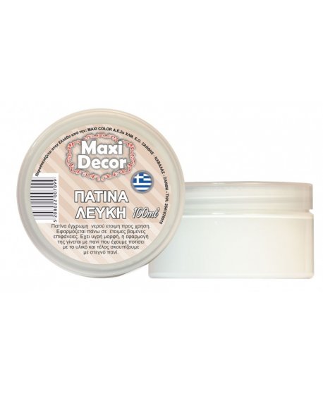 ΠΑΤΙΝΑ ΝΕΡΟΥ MAXI DECOR ΛΕΥΚΗ 100ml