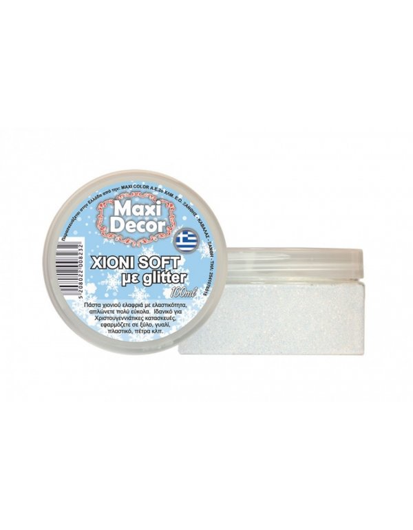 ΠΑΣΤΑ ΧΙΟΝΙΟΥ ME GLITTER MAXI DECOR 100ml 