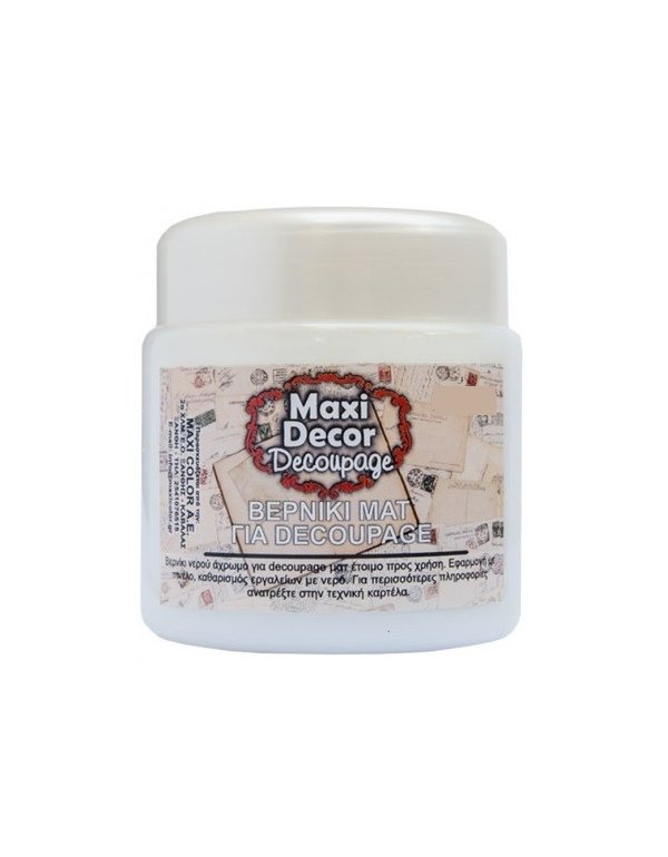 ΒΕΡΝΙΚΙ ΜΑΤ MAXI DECOR 100ml