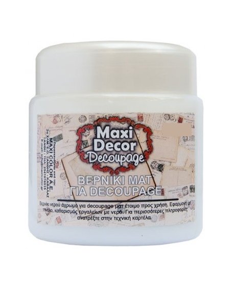 ΒΕΡΝΙΚΙ ΜΑΤ MAXI DECOR 100ml