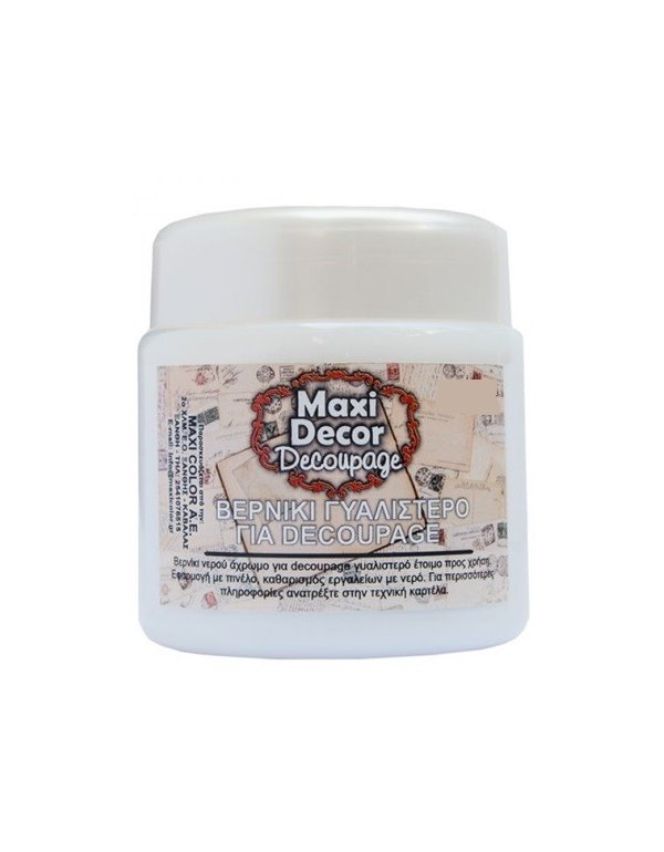 ΒΕΡΝΙΚΙ ΓΥΑΛΙΣΤΕΡΟ MAXI DECOR 100ml