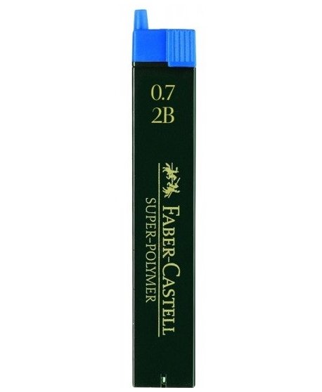MYTΕΣ ΓΙΑ ΜΗΧΑΝΙΚΟ ΜΟΛΥΒΙ FABER CASTELL 0.7mm 2B