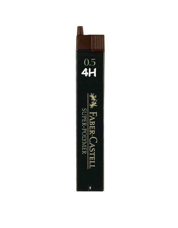 ΜΥΤΕΣ ΓΙΑ ΜΗΧΑΝΙΚΟ ΜΟΛΥΒΙ FABER CASTELL 0.5mm 4H